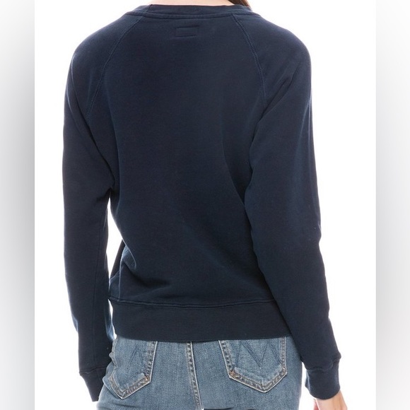 MOTHER Crewneck Demin the Drop Sweatshirt - Picture 3 of 12